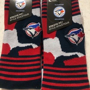 MLB BASEBALL SOCKS Toronto 2 pair. Men’s